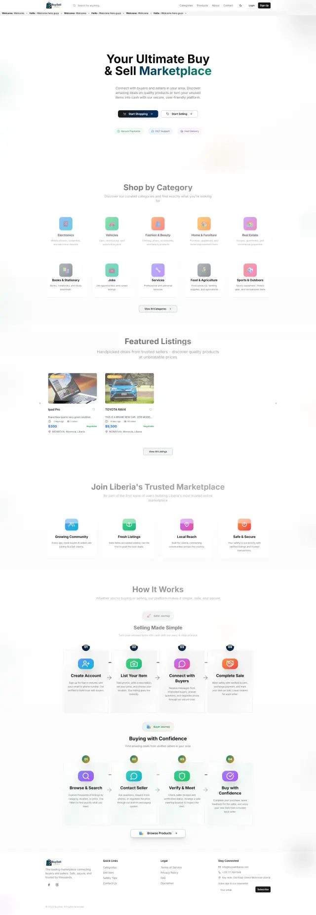 Buy Sell Liberia screenshot