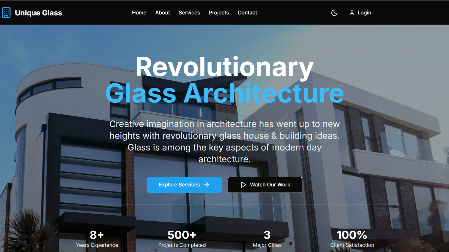 Unique Glass screenshot